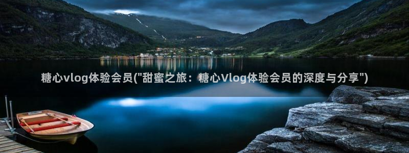 糖心泡芙vlog：糖心vlog体验会员(